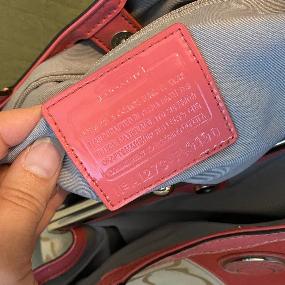🇺🇸Coach purse pink with kisslock 🩷 - Picture 6 of 13
